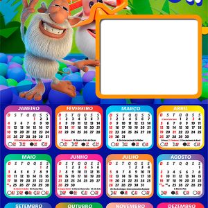 Calendário 2026 Booba PNG Arte Digital