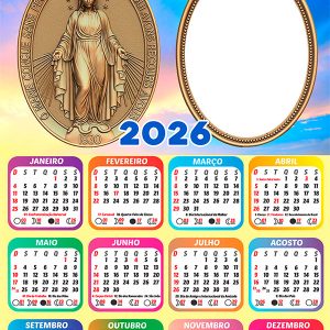 Calendário 2026 Dia da Medalha Milagrosa de Nossa Senhora das Graças