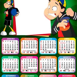 Calendário 2026 Kiko do Chaves PNG Arte Digital
