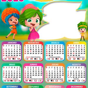 Calendário 2026 Lilybuds PNG Arte Digital