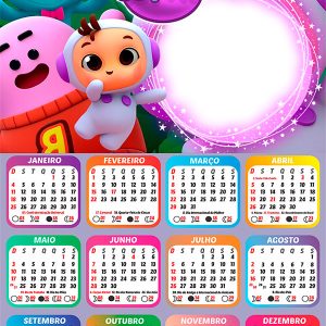 Calendário 2026 Lupita PNG Arte Digital