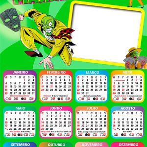 Calendário 2026 O Máskara PNG Arte Digital