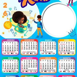 Calendário 2026 O Mundo de Karma PNG Arte Digital