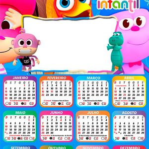 Calendário 2026 O Reino Infantil PNG Arte Digital