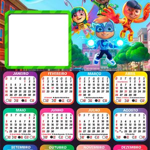 Calendário 2026 Patrulheiros em Ação PNG Arte