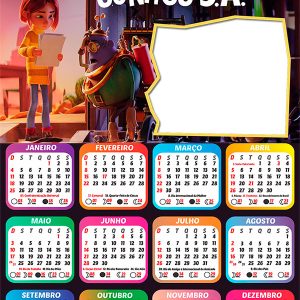 Calendário 2026 Sonhos S.A. PNG Arte Digital