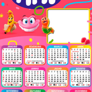 Calendário 2026 Fini PNG Arte Digital