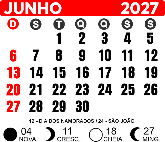 Arquivo Mini Calendário 2027 Íma de Geladeira Corel Draw CDR - Imagem 6