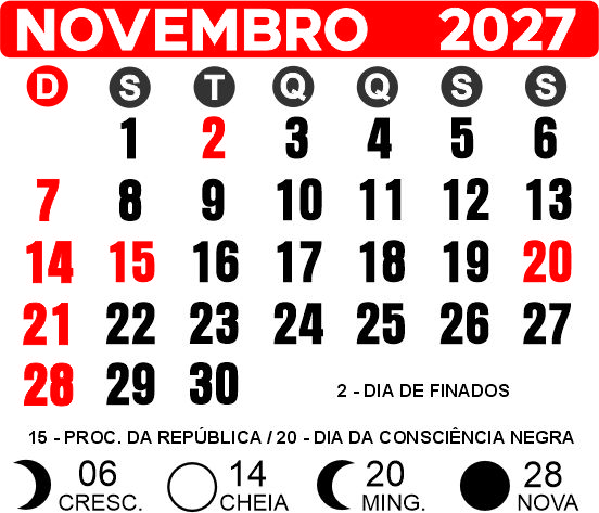 Arquivo Mini Calendário 2027 Íma de Geladeira Corel Draw CDR - Imagem 11
