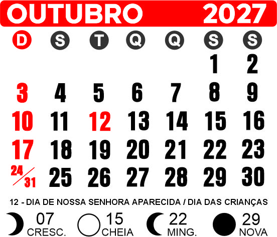 Arquivo Mini Calendário 2027 Íma de Geladeira Corel Draw CDR - Imagem 10